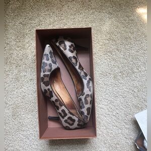 Coach Grand Ocelot Print Haircalf 2.5” Heels